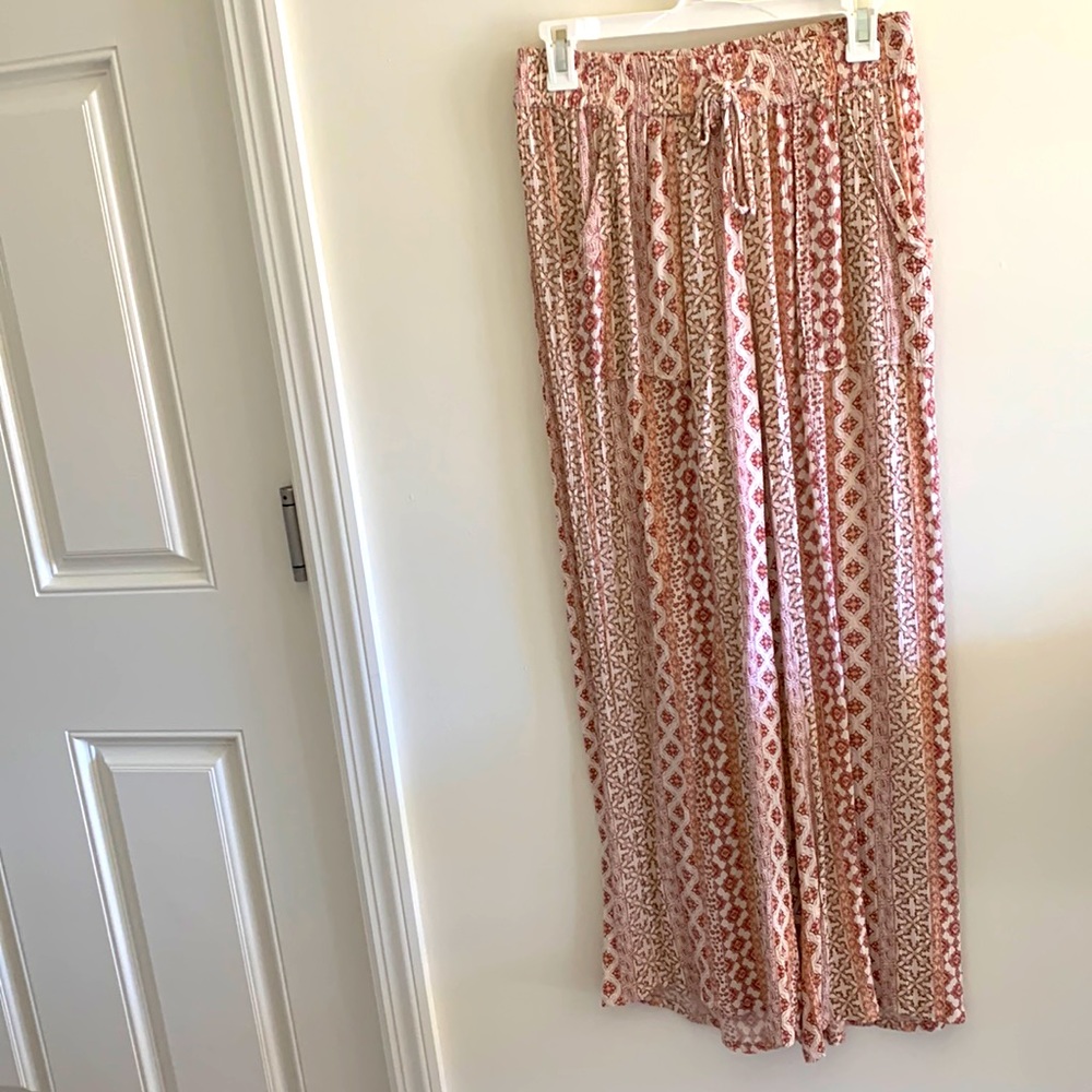 Boho wide leg pants